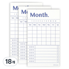 PAPERIAN List to Live By 便條紙, 80入, 月, 18個