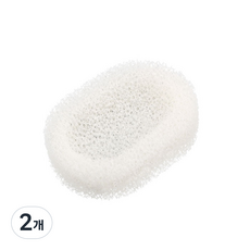 새드리 포그니 스펀지 비누받침, 화이트, 2개