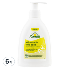 카밀 마일드 솝 핸드 & 바디워시 프레쉬, 300ml, 6개