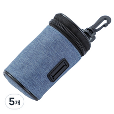 굿썸 반려동물 편리한 배변봉투 케이스 6 x 12 x 6 cm 69g, 인디고, 5개, 1개입