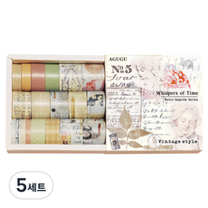 Dong-A PMS DIY 復古裝飾紙膠帶 20款組合, 5套, 時間的呢喃