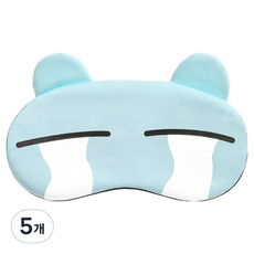 KODACHIEF 수면안대 K4라이트블루 19.5 x 9.5 cm, 1개입, 5개