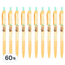 Kakao Friends 按壓式原子筆 0.38mm, 春植, 60個