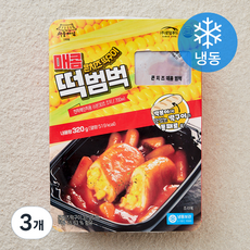 서울마님 매콤 콘치즈떡구이 떡범벅 (냉동), 320g, 3개