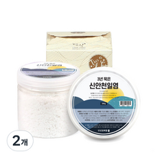 단심답례품 3년 묵은 신안 천일염 + 골드 선물박스, 290g, 2개