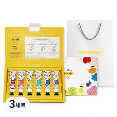 Beemaster 蜂蜜咖啡館 擠壓式蜂蜜茶 6種禮盒組, 3套, 240g
