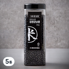 도정공장 검정강낭콩, 1kg, 5통