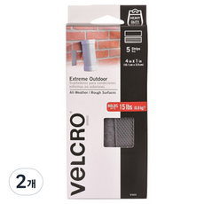 VeLCRO 威扣 重磅戶外灰色膠帶 5入, 2個