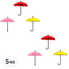 THE ZAKKA 彩虹雨傘雜物掛勾6件組, B款, 5套