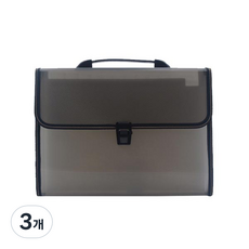PP 인덱스 도큐먼트 파일 13분류 A4, 블랙, 3개
