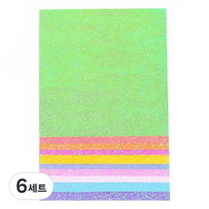 微笑閃亮珠光摺紙混色 15 x 15 cm 50張組, 10色, 6套