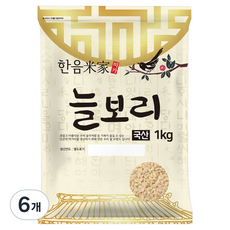 한음미가 국산 늘보리, 1kg, 6개