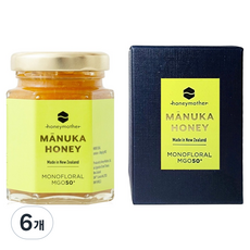 허니마더 모노플러럴 마누카꿀, 6개, 70g