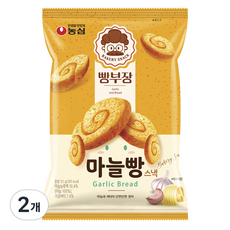 농심 빵부장 마늘빵, 55g, 2개