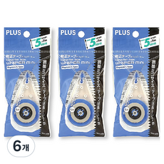 PLUS 普樂士 Whiper迷你修正帶 WH-505 KR, 混色, 6個
