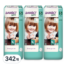 Bambo Nature 伴寶樂 Green褲型尿布, 第5階段, 342片