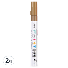 데일리온 알록달록 컬러마카펜 골드, 2개, 1색