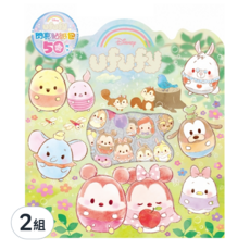 Disney 迪士尼 閃亮貼紙包 2入, ufufy 多色, 2組
