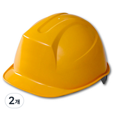 DONGMYUNG 營建工地頭部保護安全帽 一般新款帽型 DMS-M-3001, 2個, 黃色