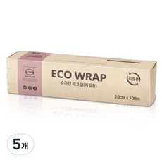 SUGARLAB 環保保鮮膜 補充裝, 100m, 5個