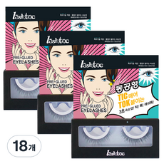lashtoc TikTok免膠水假睫毛, 瞳孔型, 18個