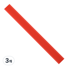 디트리 두꺼운 미끄럼 방지 테이프 길이 1m x 폭 6cm 레드, 3개