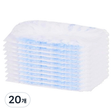 Goodssum 俐落可伸縮縫隙除塵撣 單片不織布 16 x 34 cm, 藍色 + 白色, 20個