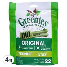 그리니즈 강아지 덴탈껌, 170g, 4개