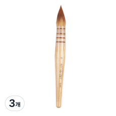 아트시크릿 고급 양모 수채화 브러쉬 15RT, 16호, 3개