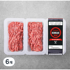 코빅푸드 호주산 냉장 간편 다짐육 소고기 (냉장), 600g, 6개