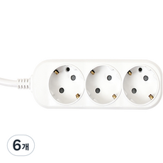 五星精密 接地延長線 3孔 OS-03S, 2m, 單一顏色, 6個