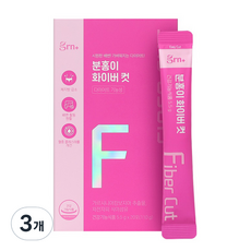 GRN 분홍이 화이버 컷 자몽맛 다이어트 차전자피 식이섬유, 5.5g, 3개