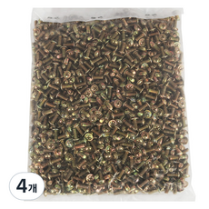 圓頭螺絲 1公斤, 3320個, M4, 10mm