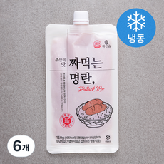 부산의 맛 짜먹는 명란 (냉동), 150g, 6개