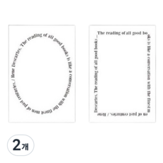 워너디스 반투명 트레싱지 그래픽 믹스 다꾸패드, 03 센텐스, 2개, 50개입