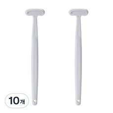 생활소담 부드러운 실리콘 혀클리너 그레이, 10개