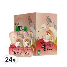 로지오가닉 방구소리방긋 유산균 과채주스 80ml, 사과 + 바나나 혼합맛, 24개