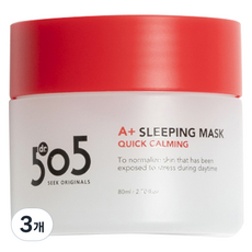 닥터505 에이플러스 퀵카밍 슬리핑마스크, 1개입, 3개, 80ml
