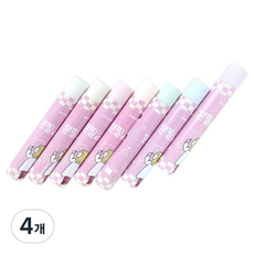 화랑 분필 모양 지우개 7p, 핑크, 4개