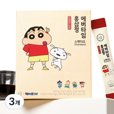 Evertime Standard款蠟筆小新聯名紅蔘濃縮飲隨身包 20條入, 200g, 3個