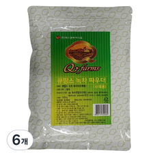 큐팜스 녹차파우더 라떼용, 6개