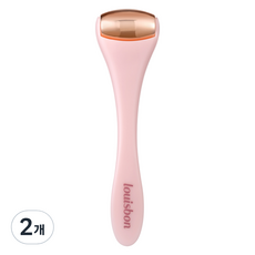 LOUIS BON V臉多功能臉部身體兩用迷你臉部滾輪, 2個, 粉紅色