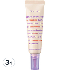 듀이셀 내츄럴핏 파운데이션 30ml SPF 38 PA++, 01호 내추럴베이지, 3개