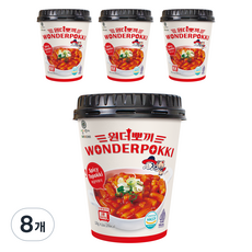 Samsiokki WONDER BBO-GGI 香辣杯裝辣炒年糕, 120g, 8個