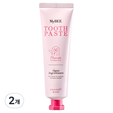 MyBEE 兒童Dear Earth牙膏 草莓口味, 70g, 2個