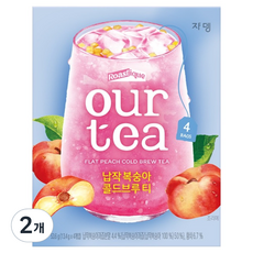 JARDIN our tea Jardin 蟠桃冷萃茶, 2個, 4入, 13.4g