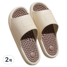 Meongsters 密集指壓拖鞋 270~275mm, 卡其色, 2個