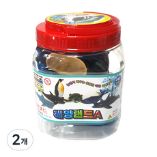 海洋世界動物公仔桶 A套組, 2個