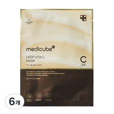 메디큐브 딥 비타 씨 마스크, 6개