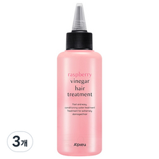 어퓨 라즈베리 식초 헤어 트리트먼트, 165ml, 3개